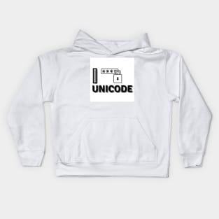 I Unicode Kids Hoodie